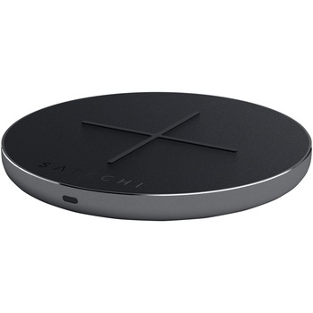 Incarcator wireless Satechi Aluminum Fast Charger V2, USB Type C, Space Grey Incarcator wireless Satechi Aluminum Fast Charger V2, USB Type C, Space Grey