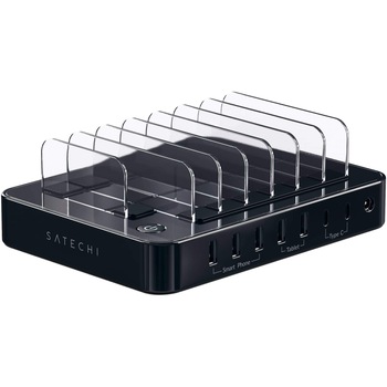 Incarcator retea Satechi 7-Port USB Charging Station Dock, USB Type C, Black Incarcator retea Satechi 7-Port USB Charging Station Dock, USB Type C, Black