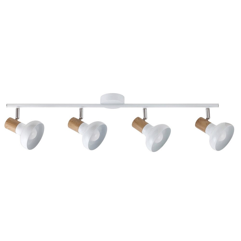 Plafoniera Holly , Rabalux , 4 x40w , finisaj alb/lemn deschis, FST5947