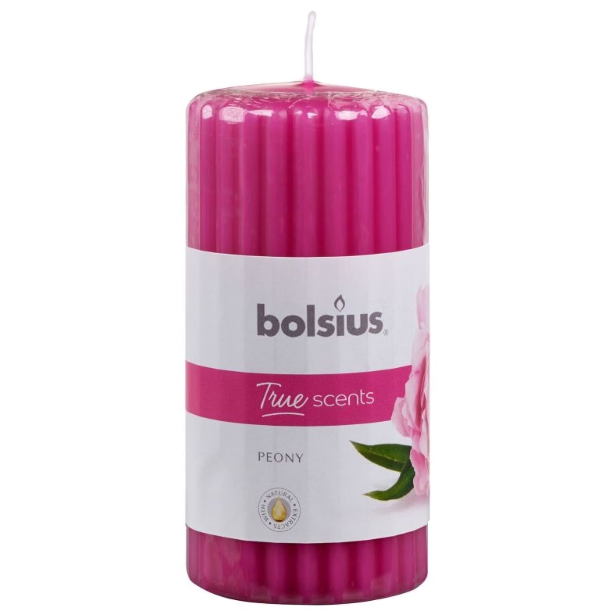 Lumanare stalp 120/58 mm Bolsius - Bujor