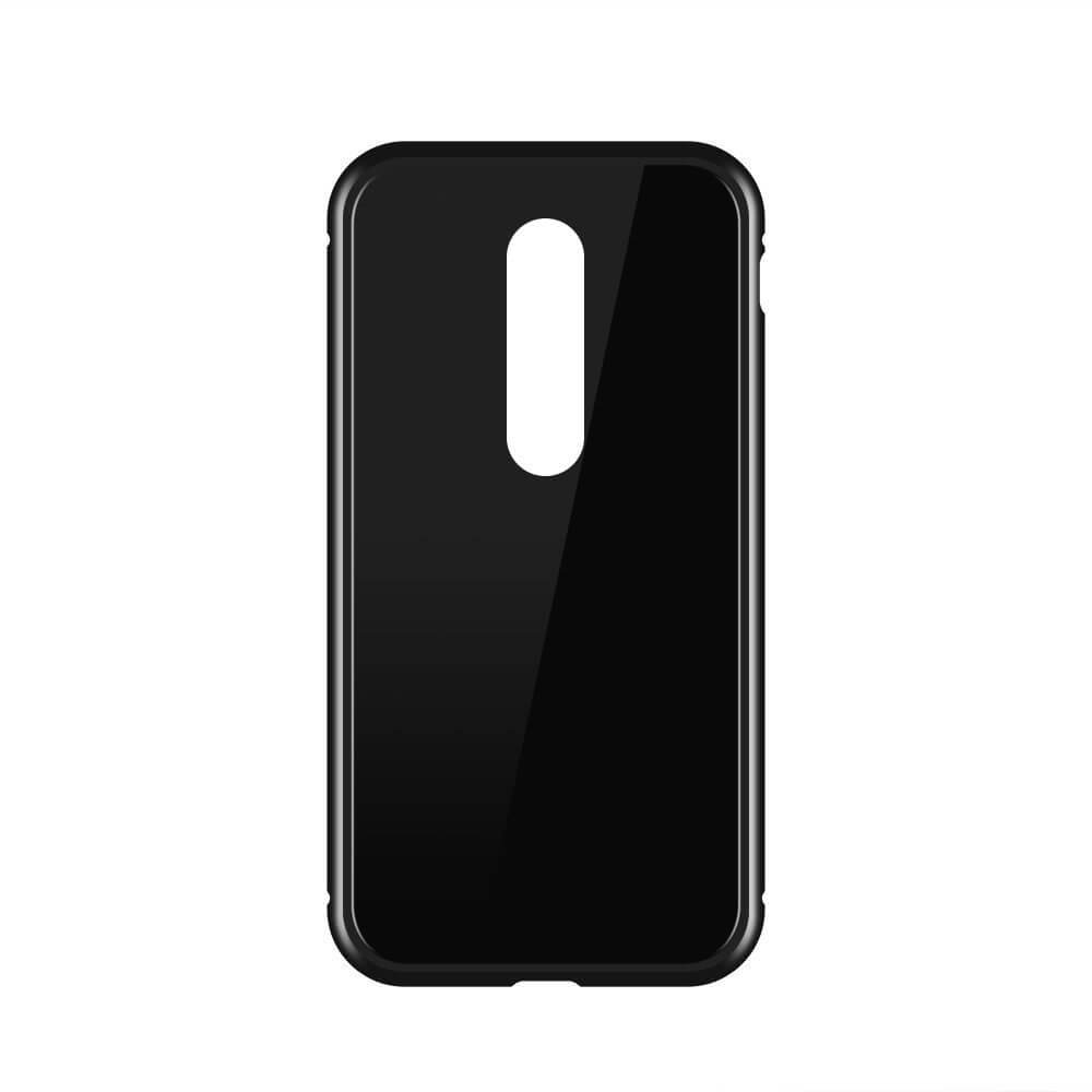 Husa OnePlus 7 Pro, Rama Metalica, Inchidere Magnetica, Wozinsky, Negru