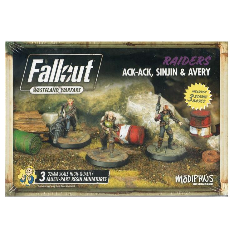 Set Fallout Wasteland Warfare Ack Ack Sinjin Avery Miniatures