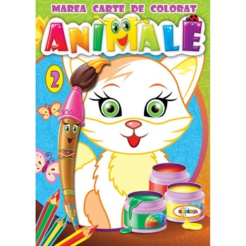 Carte de colorat - Marea carte de colorat - Animale Vol.2 - Editura Dorinta Carte de colorat - Marea carte de colorat - Animale Vol.2 - Editura Dorinta