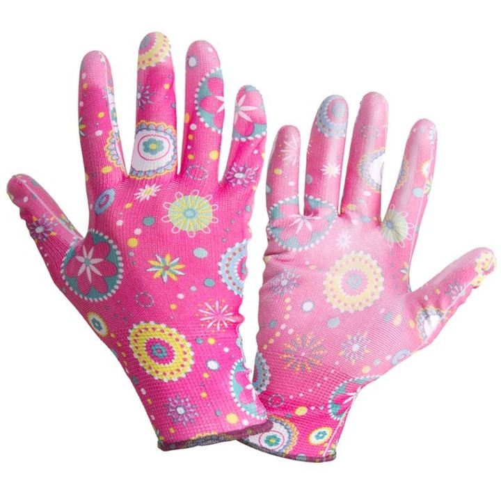 LAHTI.PRO Poliuretán kesztyű, poliészter bevonattal, M méret (8)