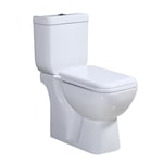 Set Vas Wc Pe Pardoseala Cersanit Easy New Clean On Cu Rezervor Si Capac Inchidere Lenta Neakaisa Ro