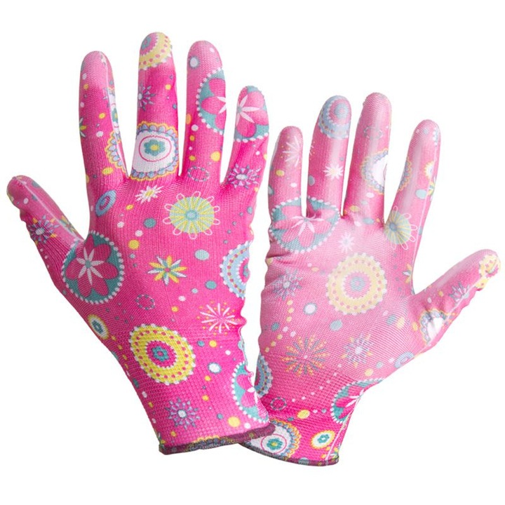 Manusi poliuretan cu poliester invelita dorsal, marime S ( 7 )