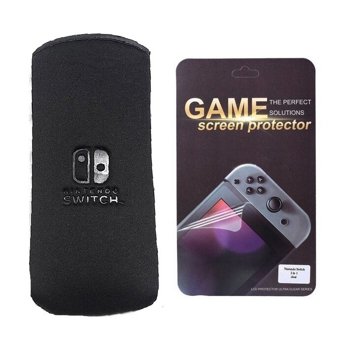 Set 2 Bucati Nintendo Switch Husa Protectie + Protectie ecran