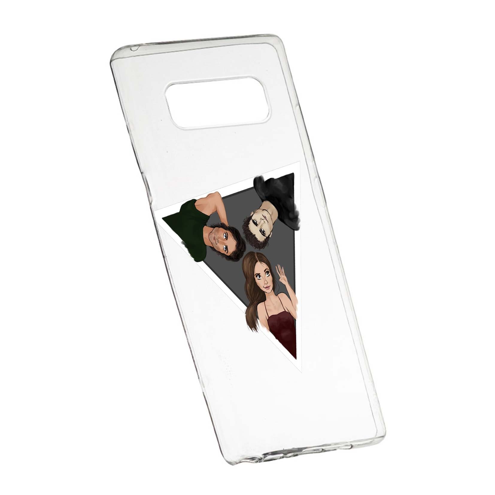 Husa de protectie Jurnalele Vampirilor, Movie, pentru Samsung Galaxy Note 8, rezistenta la uzura, anti-alunecare, din silicon Premium, 577