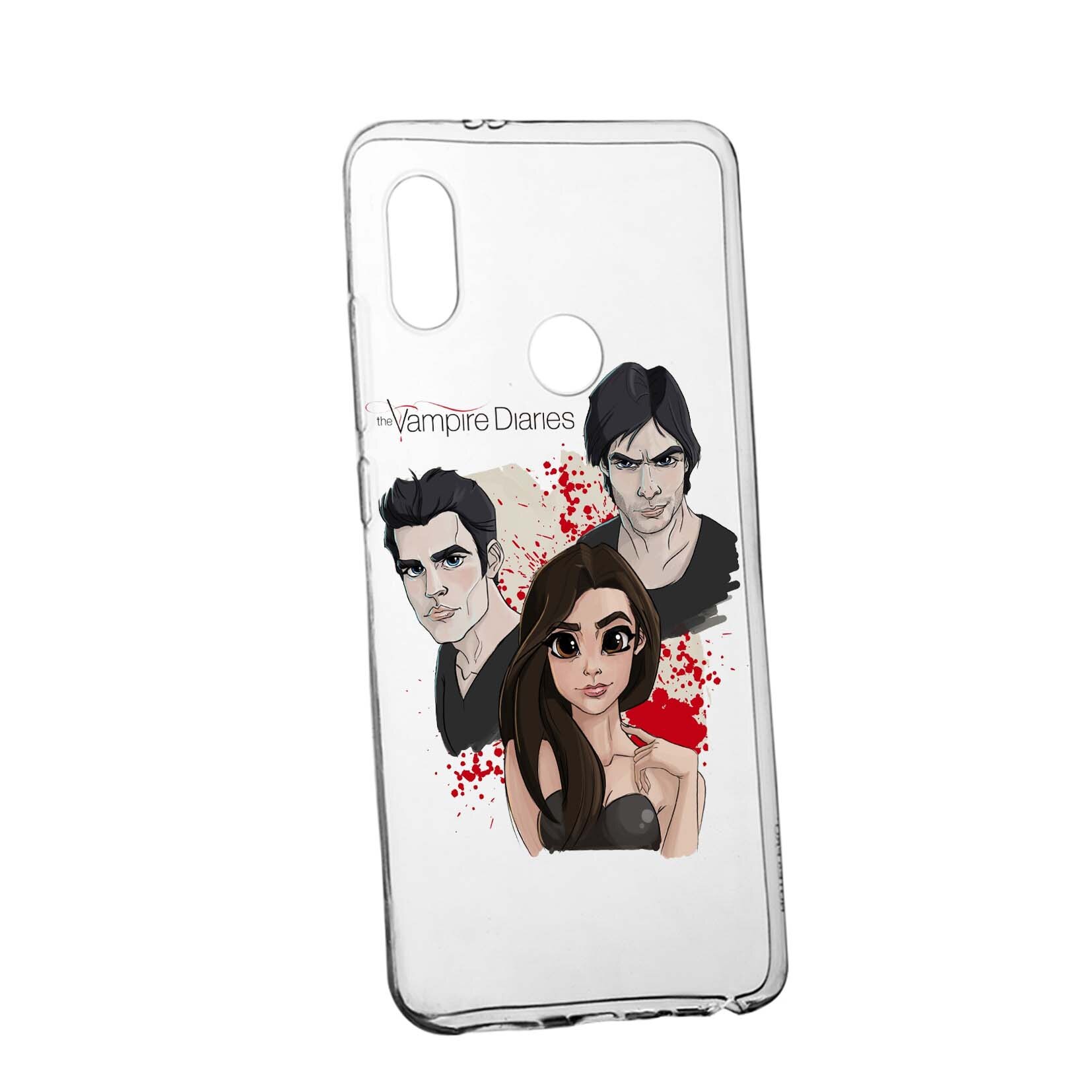 Husa de protectie Jurnalele Vampirilor, Movie, pentru Huawei P20 Lite, rezistenta la uzura, anti-alunecare, din silicon Premium, 578