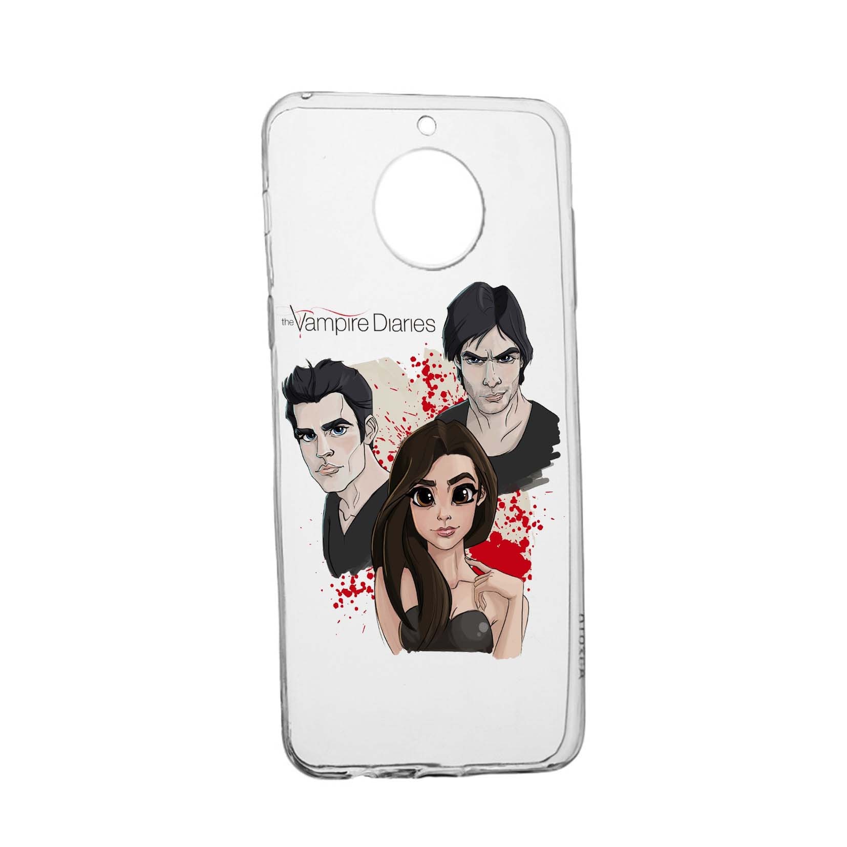 Husa de protectie Jurnalele Vampirilor, Movie, pentru Motorola Moto E5 Plus, rezistenta la uzura, anti-alunecare, din silicon Premium, 578