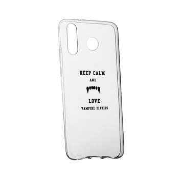 Husa de protectie Jurnalele Vampirilor - Keep Calm, Movie, pentru Samsung Galaxy A30, rezistenta la uzura, anti-alunecare, din silicon Premium, 581 Husa de protectie Jurnalele Vampirilor - Keep Calm, Movie, pentru Samsung Galaxy A30, rezistenta la uzura, anti-alunecare, din silicon Premium, 581