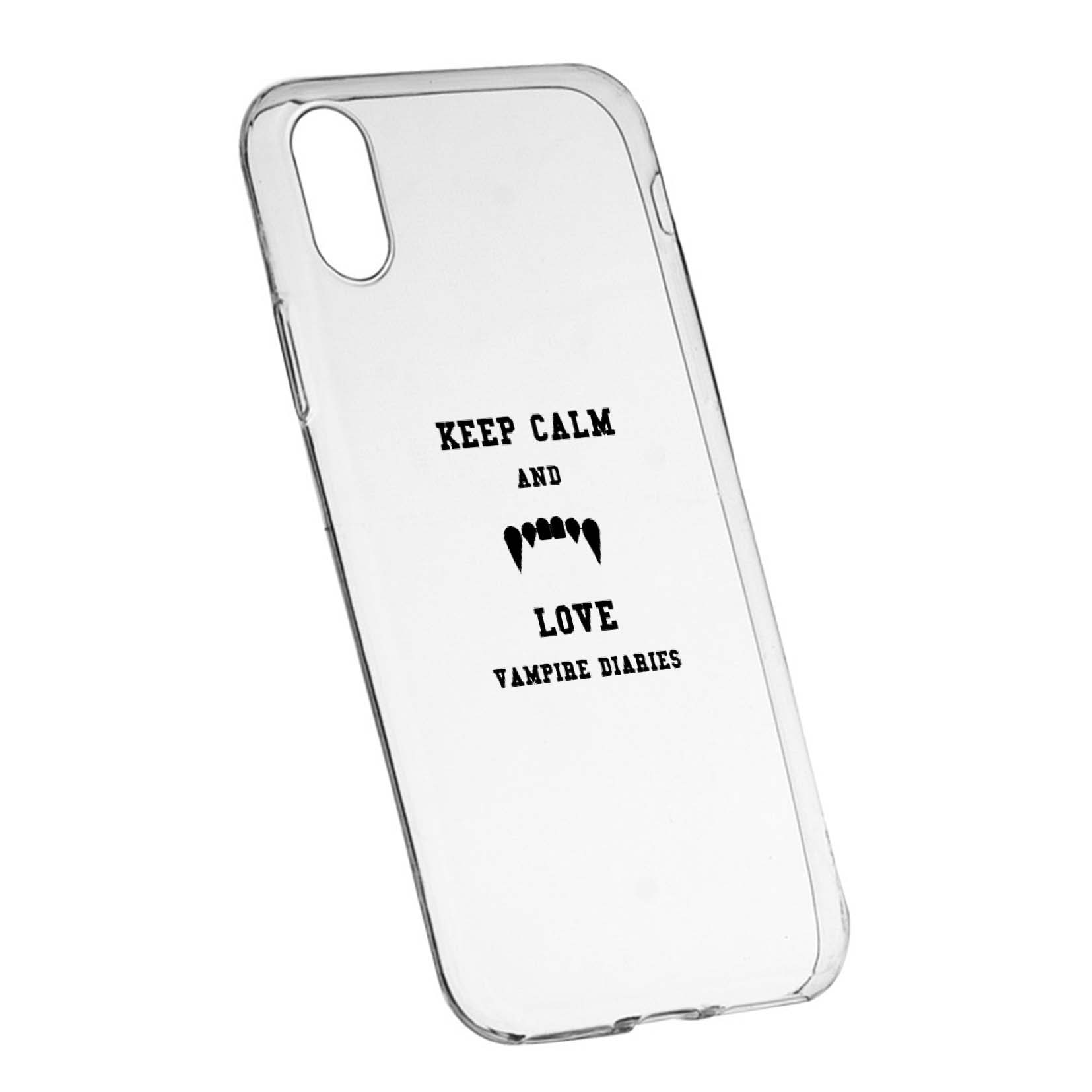 Husa de protectie Jurnalele Vampirilor - Keep Calm, Movie, pentru Sony XA1 ULTRA, rezistenta la uzura, anti-alunecare, din silicon Premium, 581