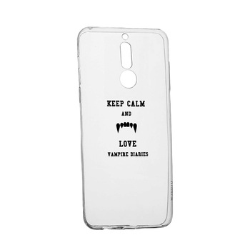 Husa de protectie Jurnalele Vampirilor - Keep Calm, Movie, pentru LG K40 / K12 Plus, rezistenta la uzura, anti-alunecare, din silicon Premium, 581 Husa de protectie Jurnalele Vampirilor - Keep Calm, Movie, pentru LG K40 / K12 Plus, rezistenta la uzura, anti-alunecare, din silicon Premium, 581
