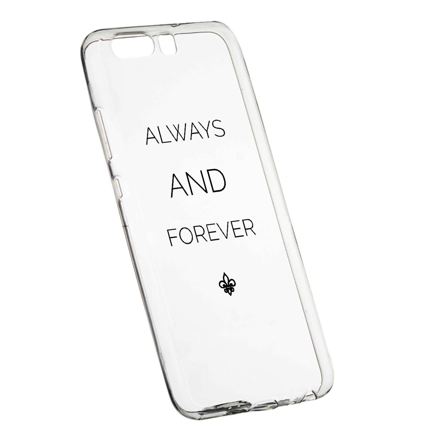 Husa de protectie Jurnalele Vampirilor - Always And Forever, Movie, pentru Huawei Y6 2018, rezistenta la uzura, anti-alunecare, din silicon Premium, 583