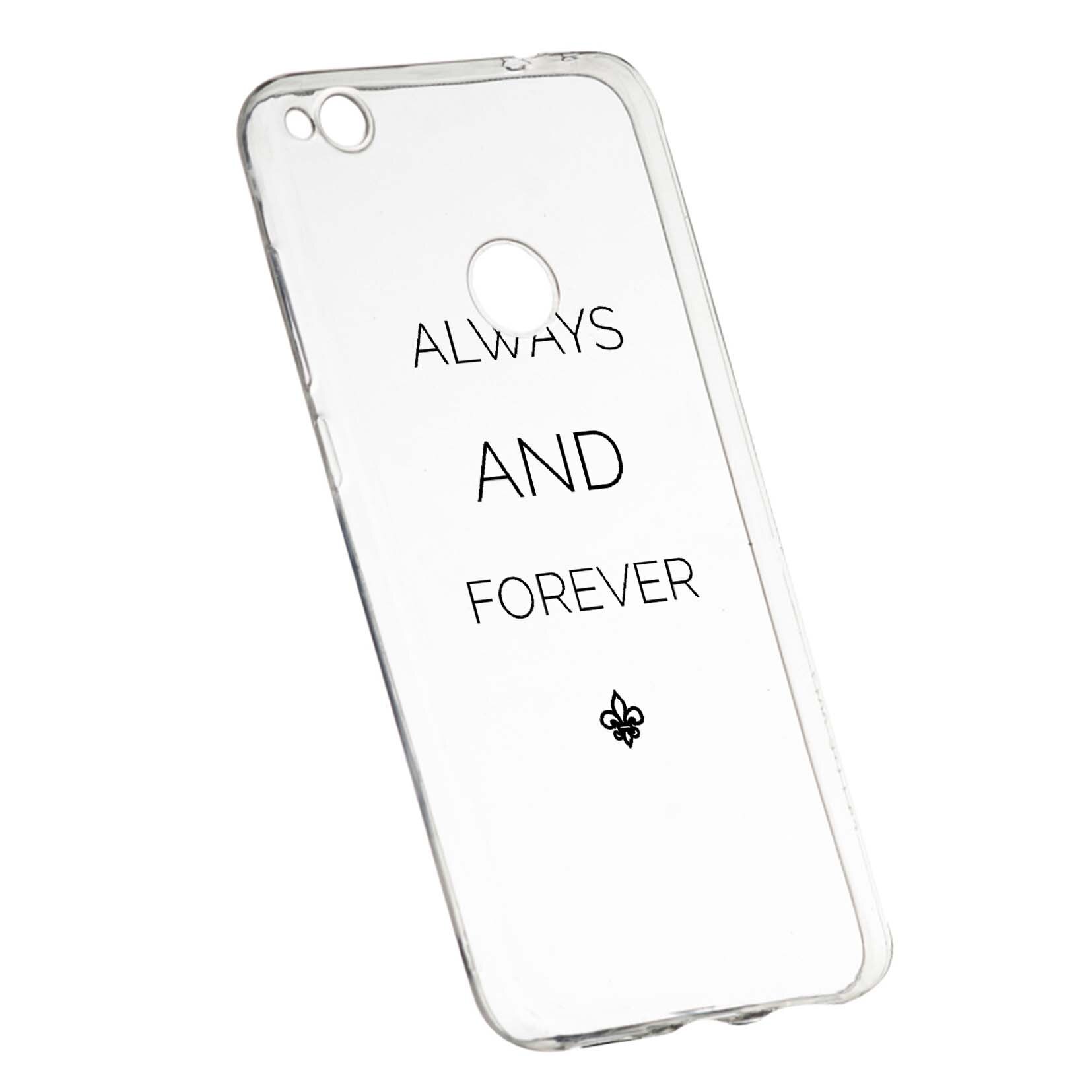 Husa de protectie Jurnalele Vampirilor - Always And Forever, Movie, pentru Huawei P9 Lite 2017/P8, rezistenta la uzura, anti-alunecare, din silicon Premium, 583