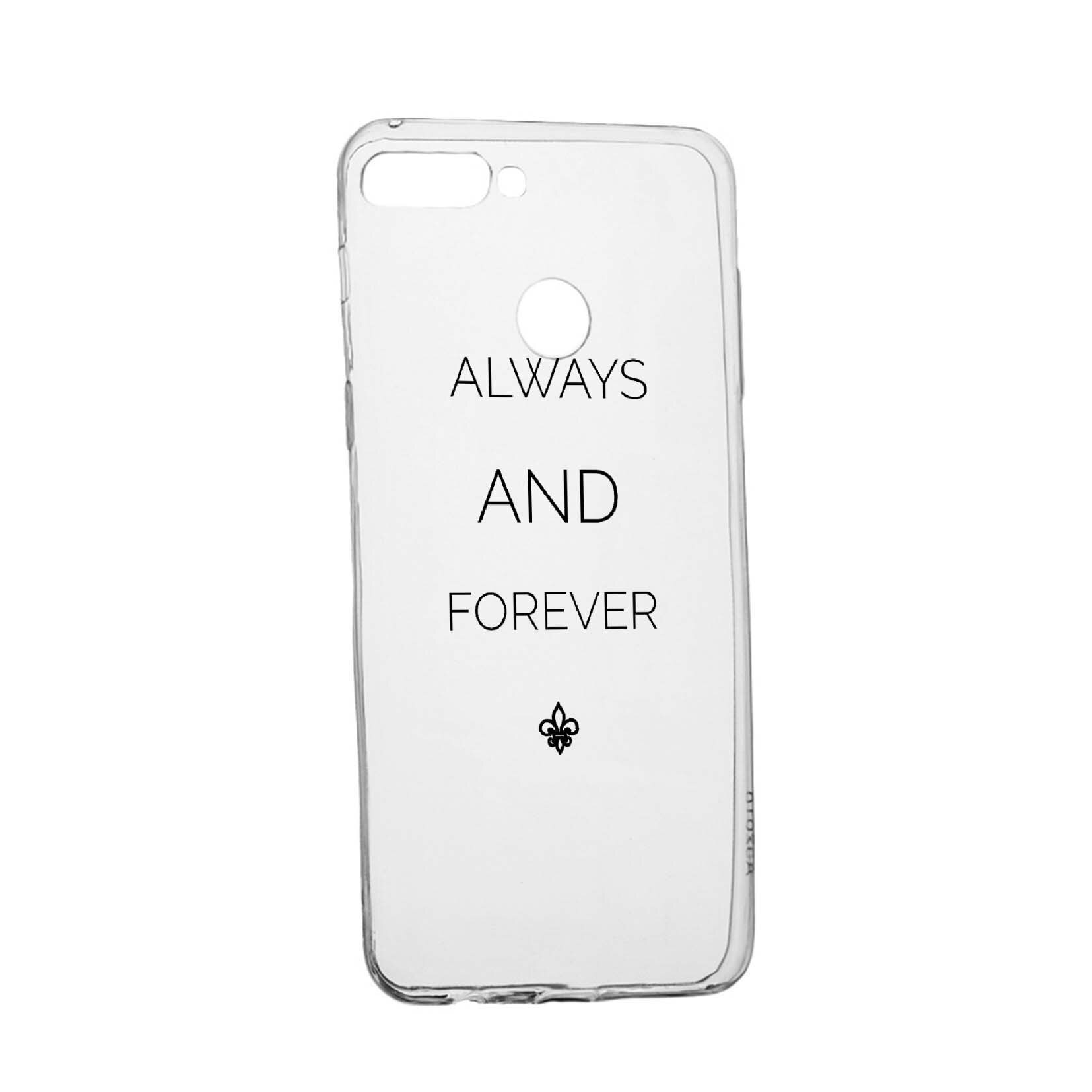 Husa de protectie Jurnalele Vampirilor - Always And Forever, Movie, pentru Oppo A7/ AX7, rezistenta la uzura, anti-alunecare, din silicon Premium, 583