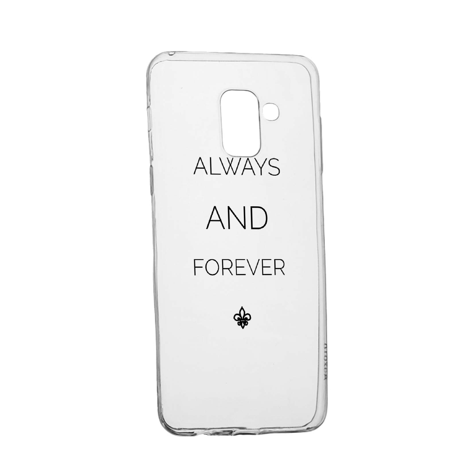 Husa de protectie Jurnalele Vampirilor - Always And Forever, Movie, pentru Samsung Galaxy Galaxy A6 Plus / J8 2018, rezistenta la uzura, anti-alunecare, din silicon Premium, 583
