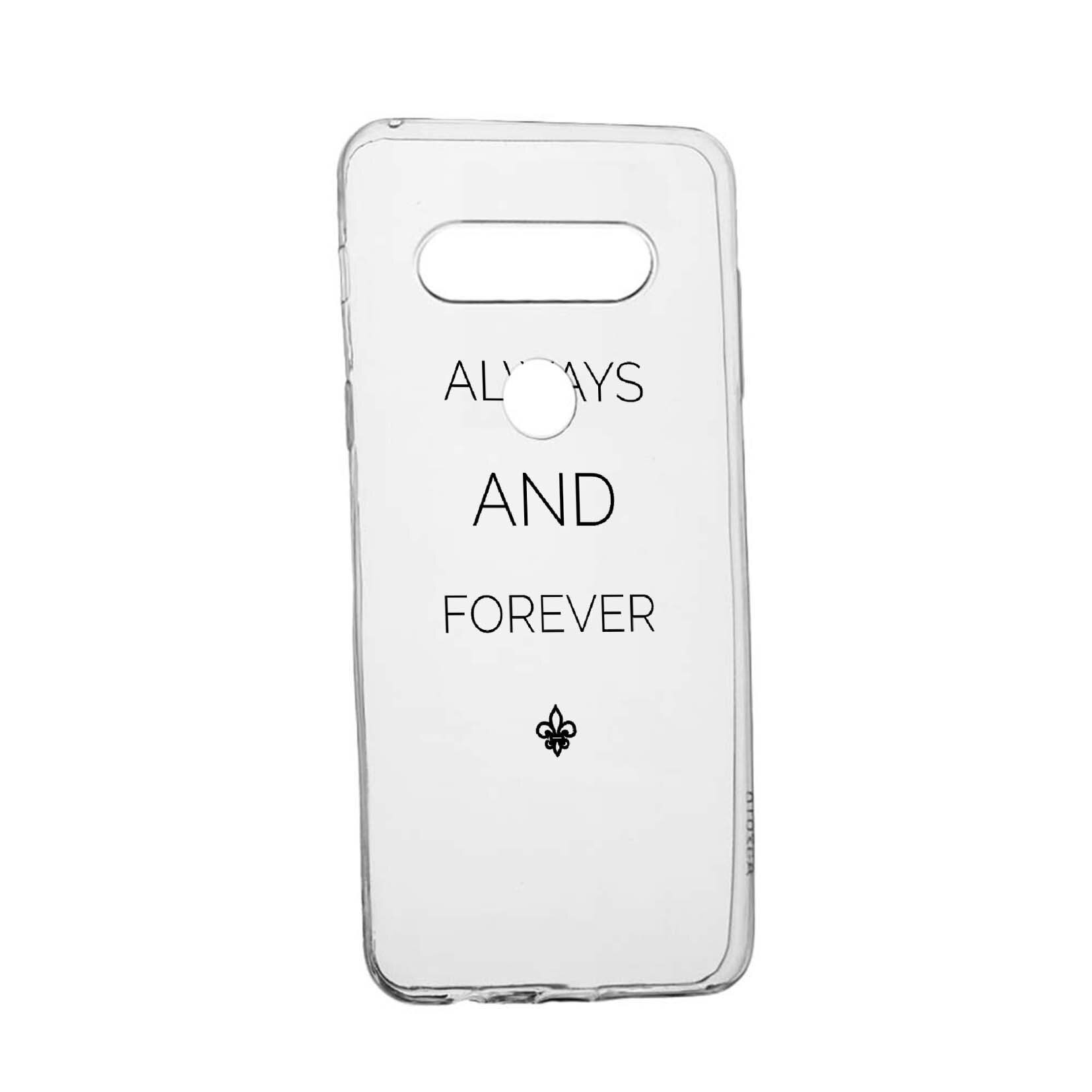 Husa de protectie Jurnalele Vampirilor - Always And Forever, Movie, pentru LG K50 / Q60, rezistenta la uzura, anti-alunecare, din silicon Premium, 583