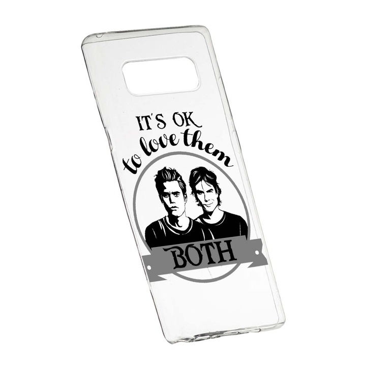 Husa de protectie Jurnalele Vampirilor, Movie, pentru Samsung Galaxy Note 9, rezistenta la uzura, anti-alunecare, din silicon Premium, 584