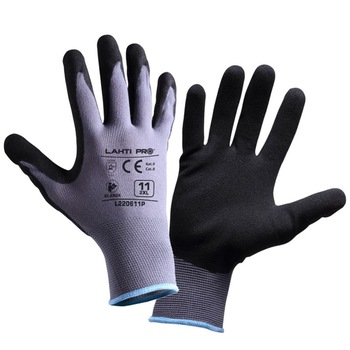 Manusi nitril cu poliester-poliamida , marime 2XL ( 11 ) Manusi nitril cu poliester-poliamida , marime 2XL ( 11 )
