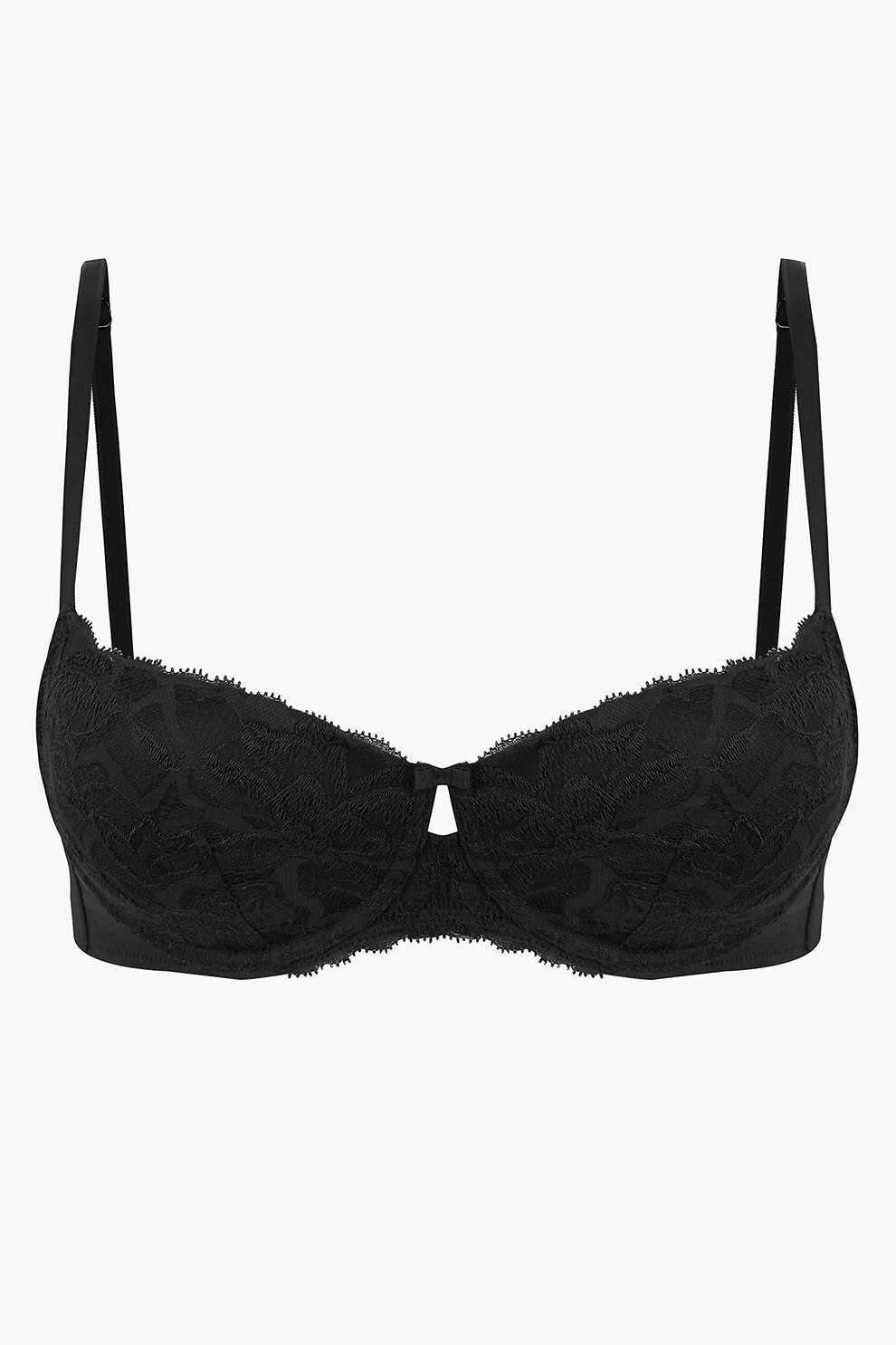 Marks & Spencer, Sutien balconette cu burete, Negru