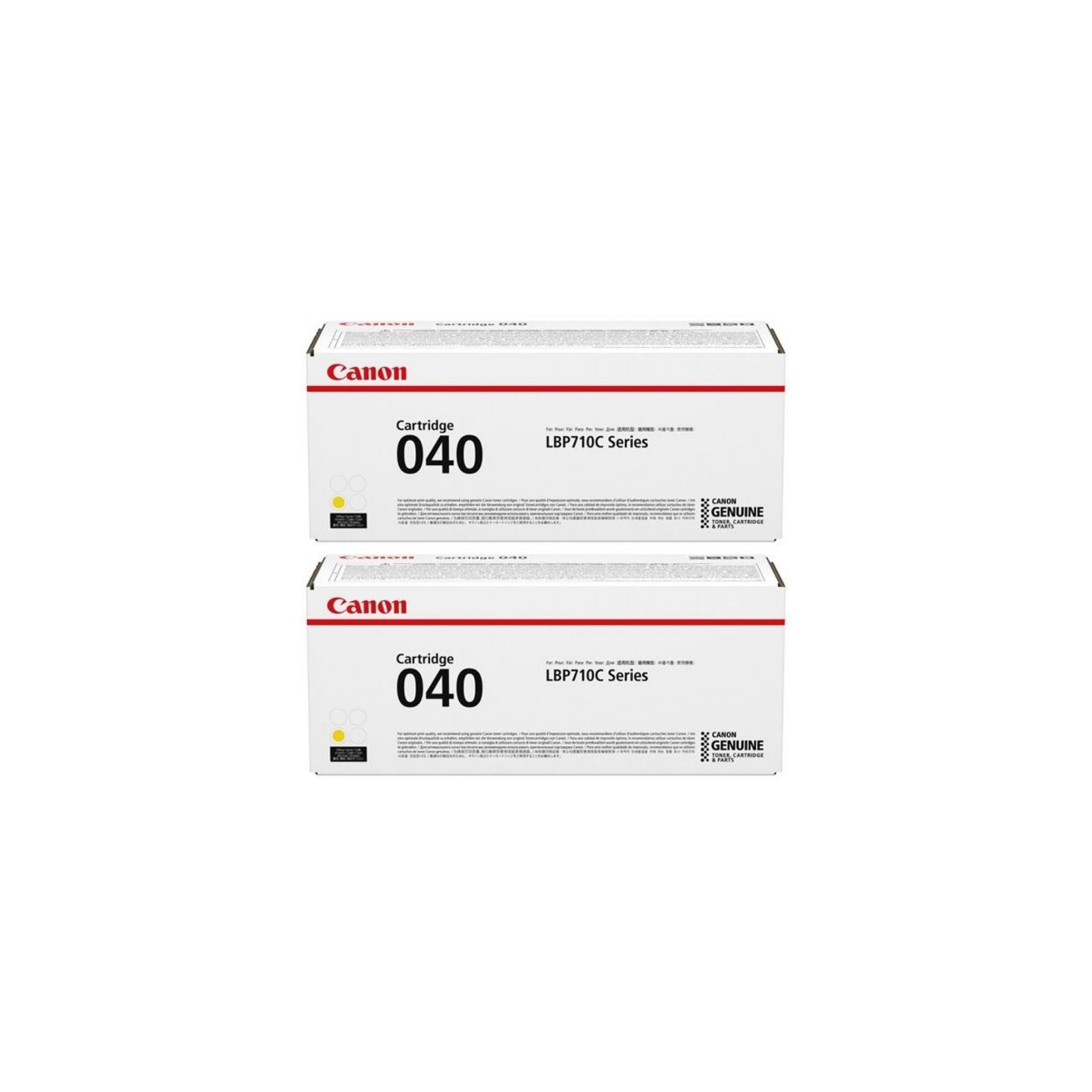 Pachet cartuse toner CRG-040Y galben x2 Canon original 10800 pagini