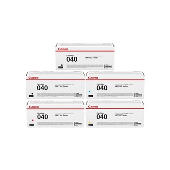 Pachet cartuse toner CRG-040BK negru x2 CRG-040C cyan CRG-040M magenta CRG-040Y galben Canon original 28800 pagini Pachet cartuse toner CRG-040BK negru x2 CRG-040C cyan CRG-040M magenta CRG-040Y galben Canon original 28800 pagini