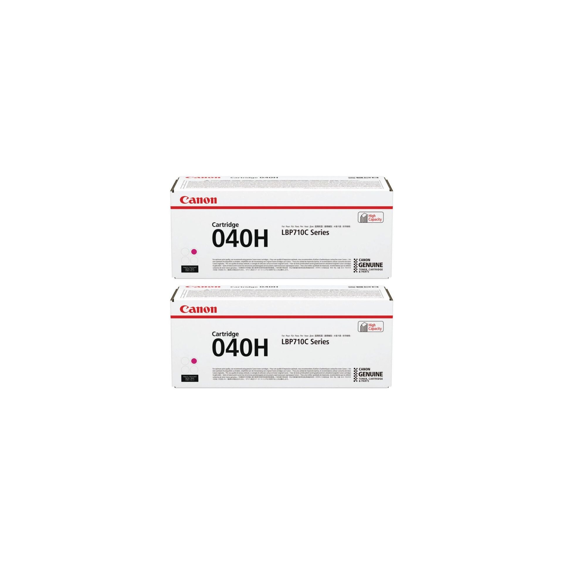 Pachet cartuse toner CRG-040HM magenta x2 Canon original 20000 pagini