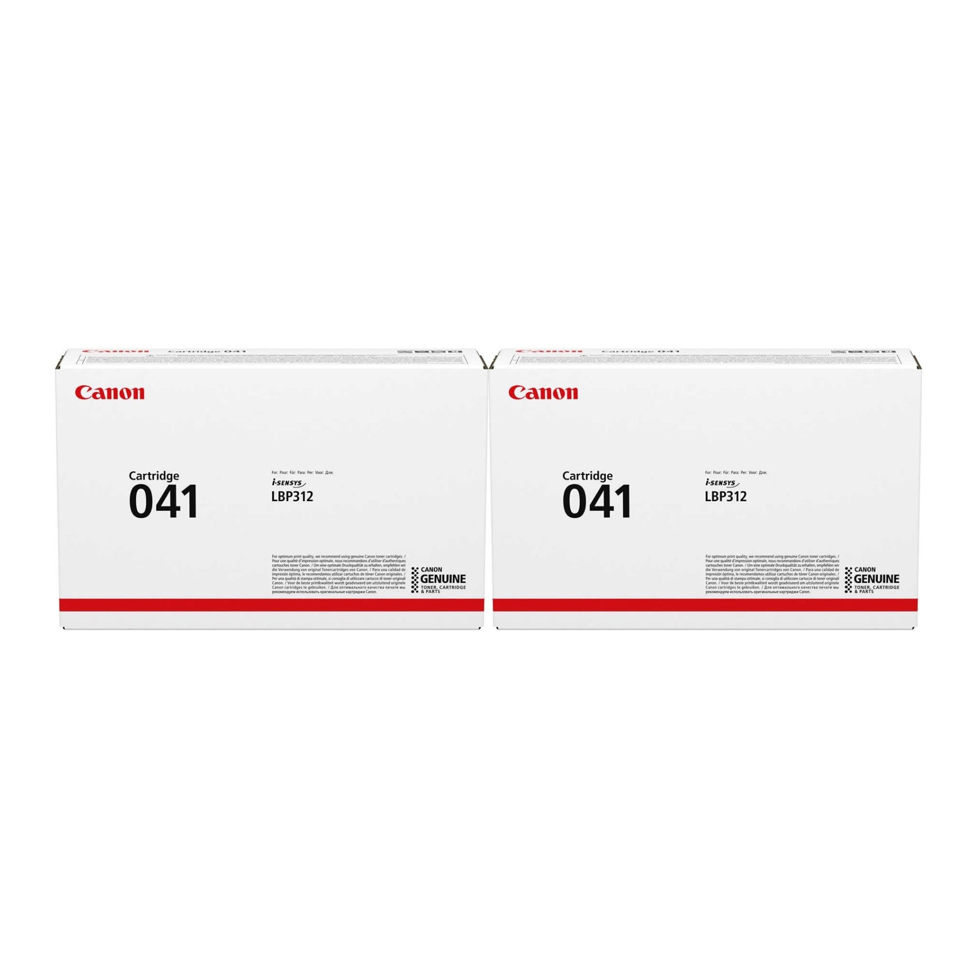 Pachet cartuse toner CRG-041 negru x2 Canon original 20000 pagini