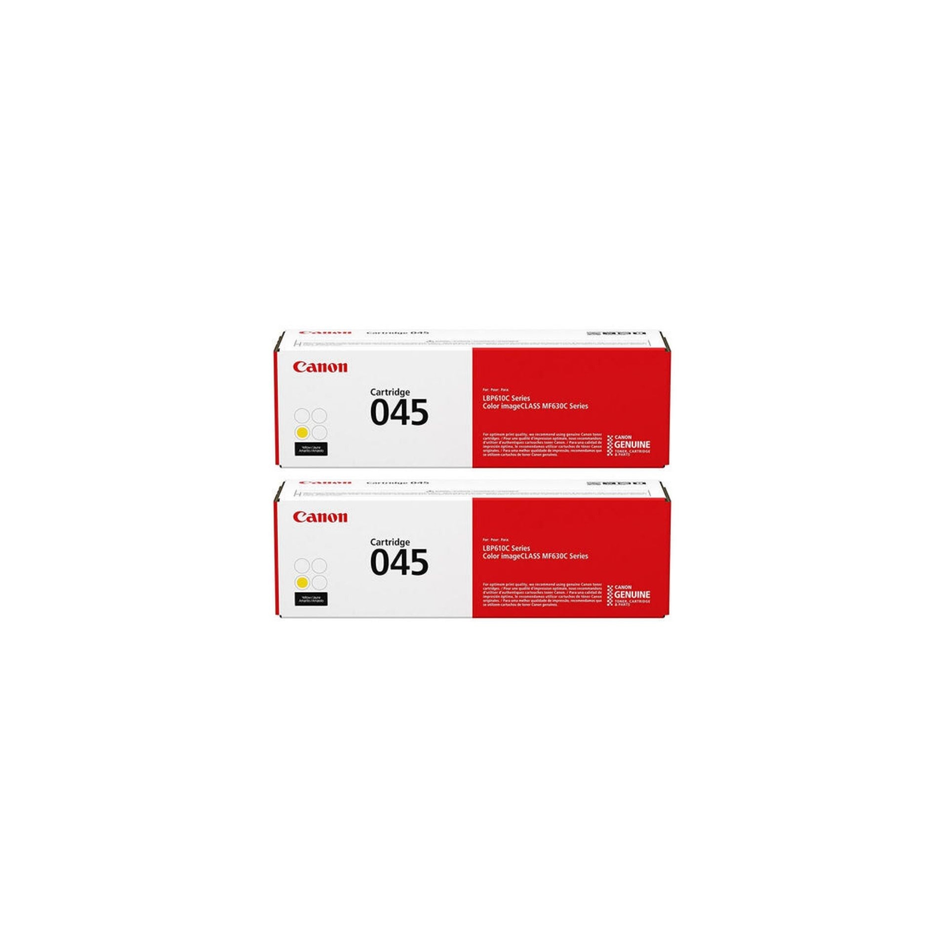 Pachet cartuse toner CRG-045Y galben x2 Canon original 2600 pagini