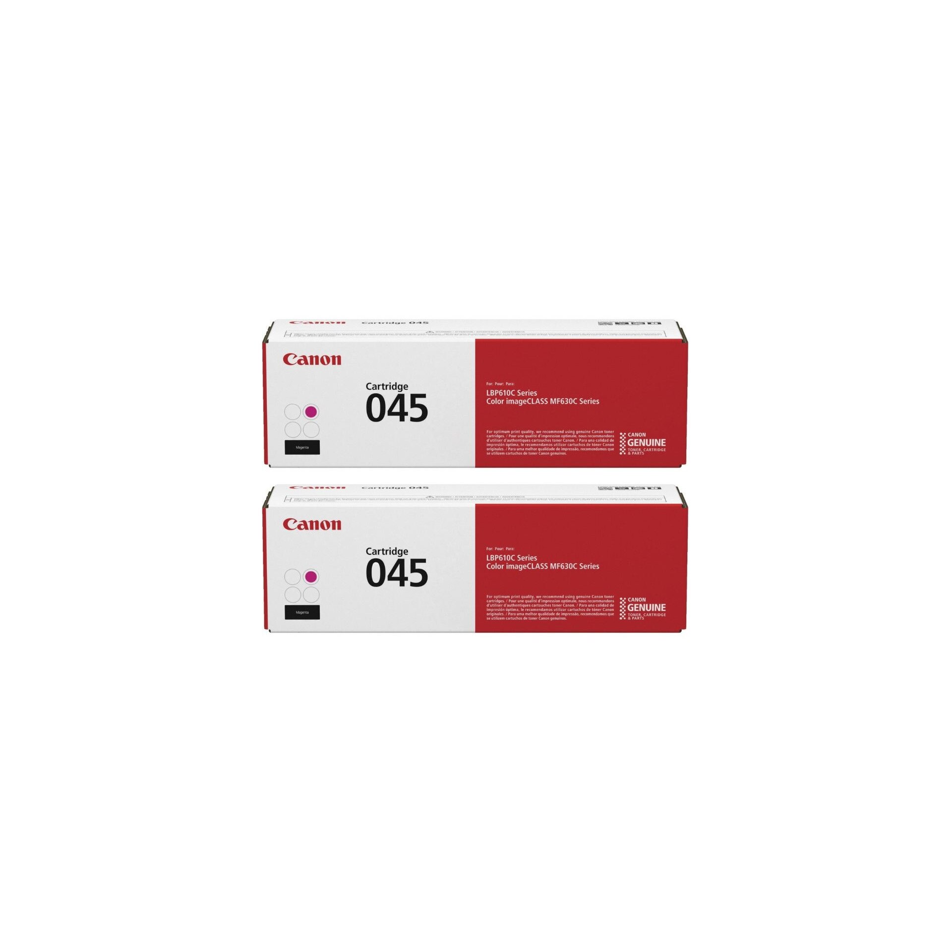 Pachet cartuse toner CRG-045M magenta x2 Canon original 2600 pagini