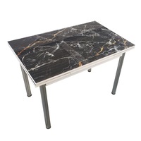 masa extensibila 110170x70x75 cm picioare metalice blat lemnsticla negru imagen 12_0_
0