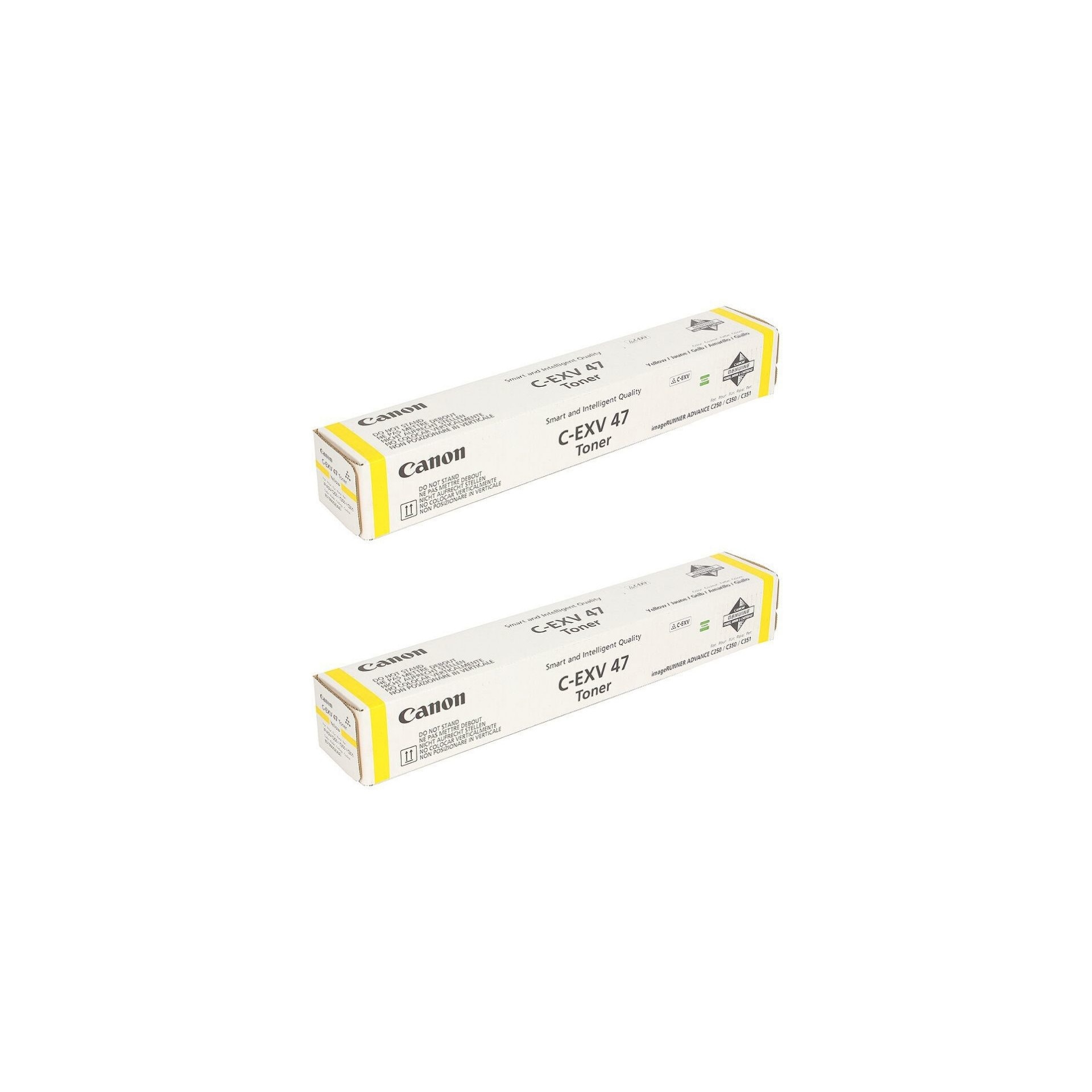 Pachet cartuse toner C-EXV47Y galben x2 Canon original 43000 pagini