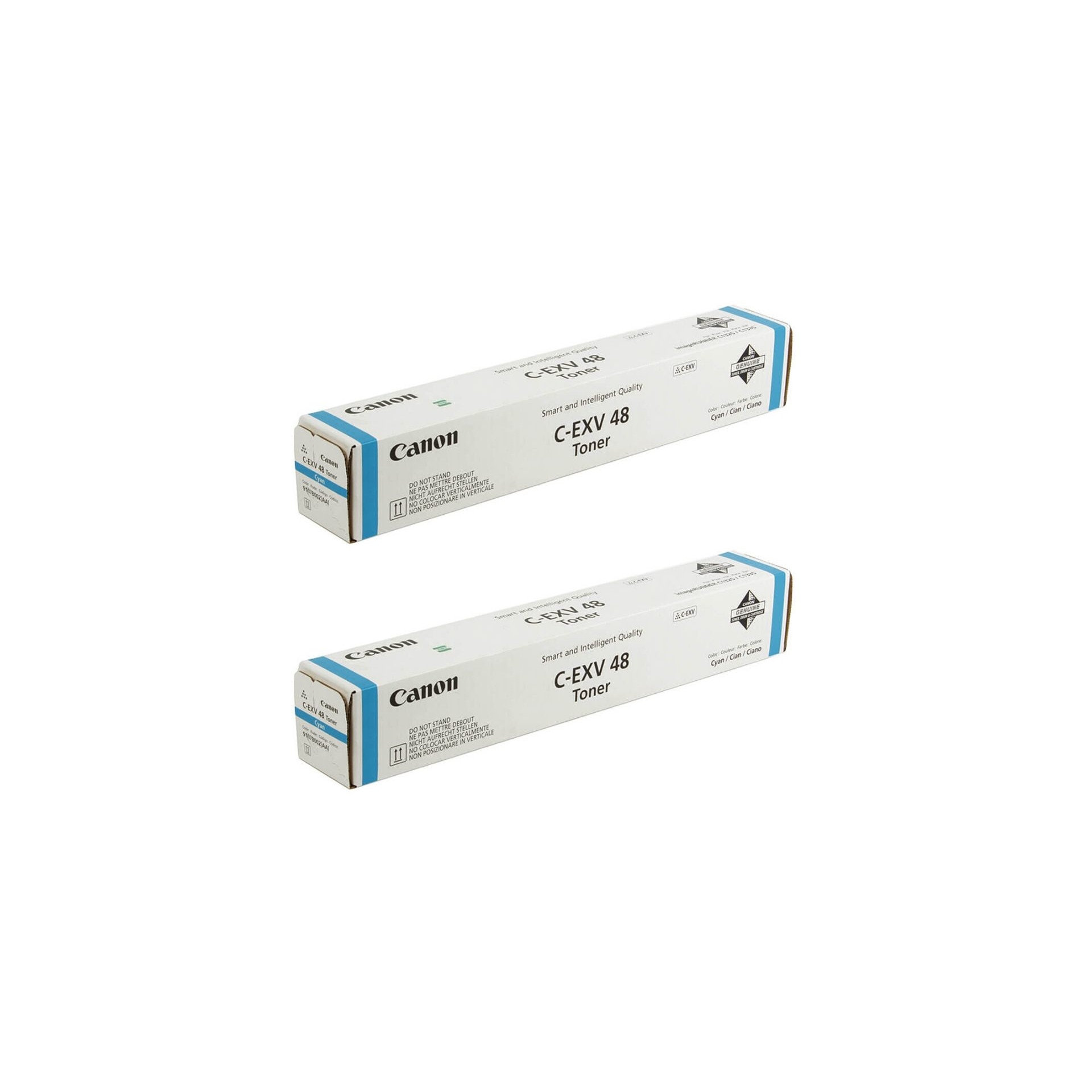 Pachet cartuse toner C-EXV48C cyan x2 Canon original 23000 pagini