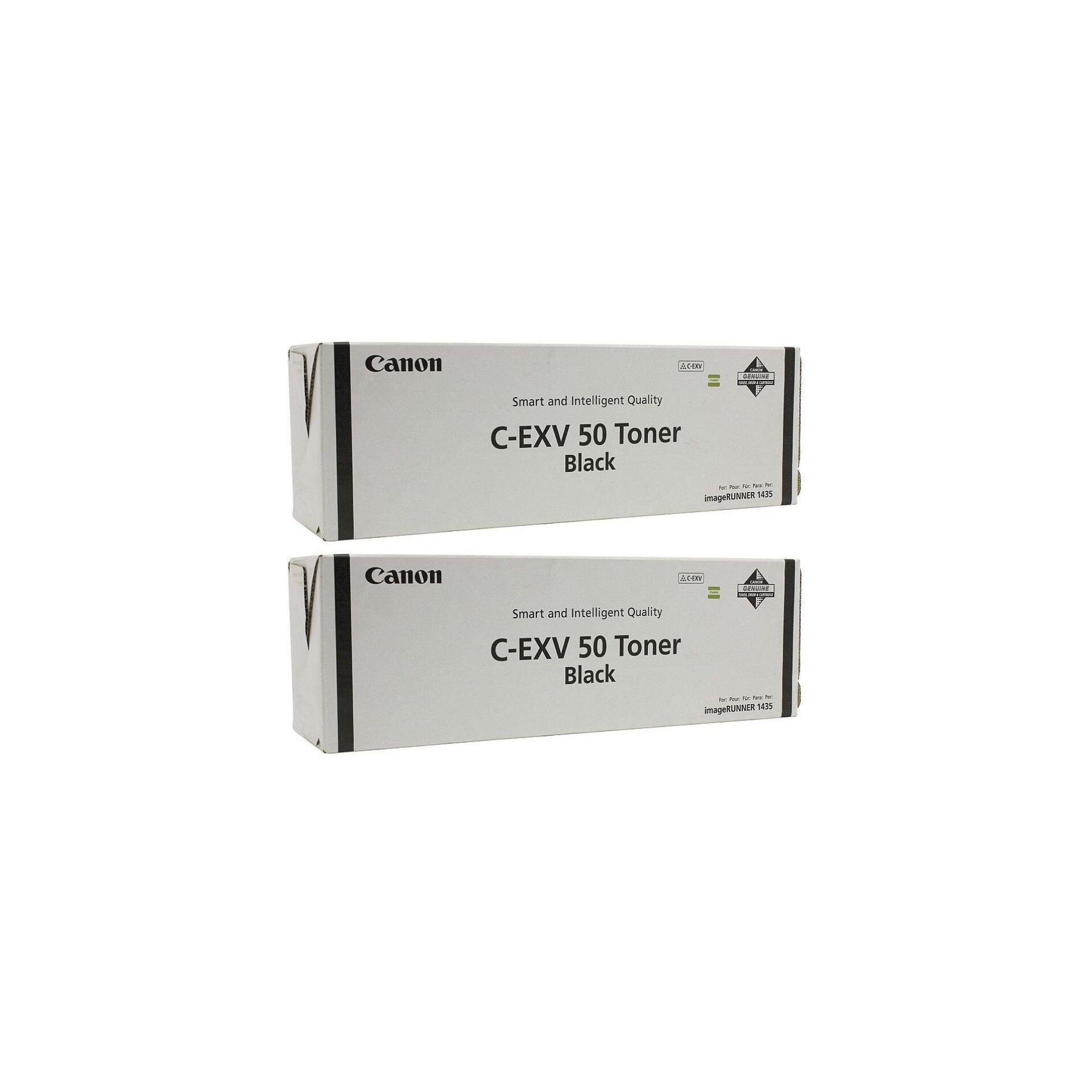 Pachet cartuse toner C-EXV50 negru x2 Canon original 35200 pagini