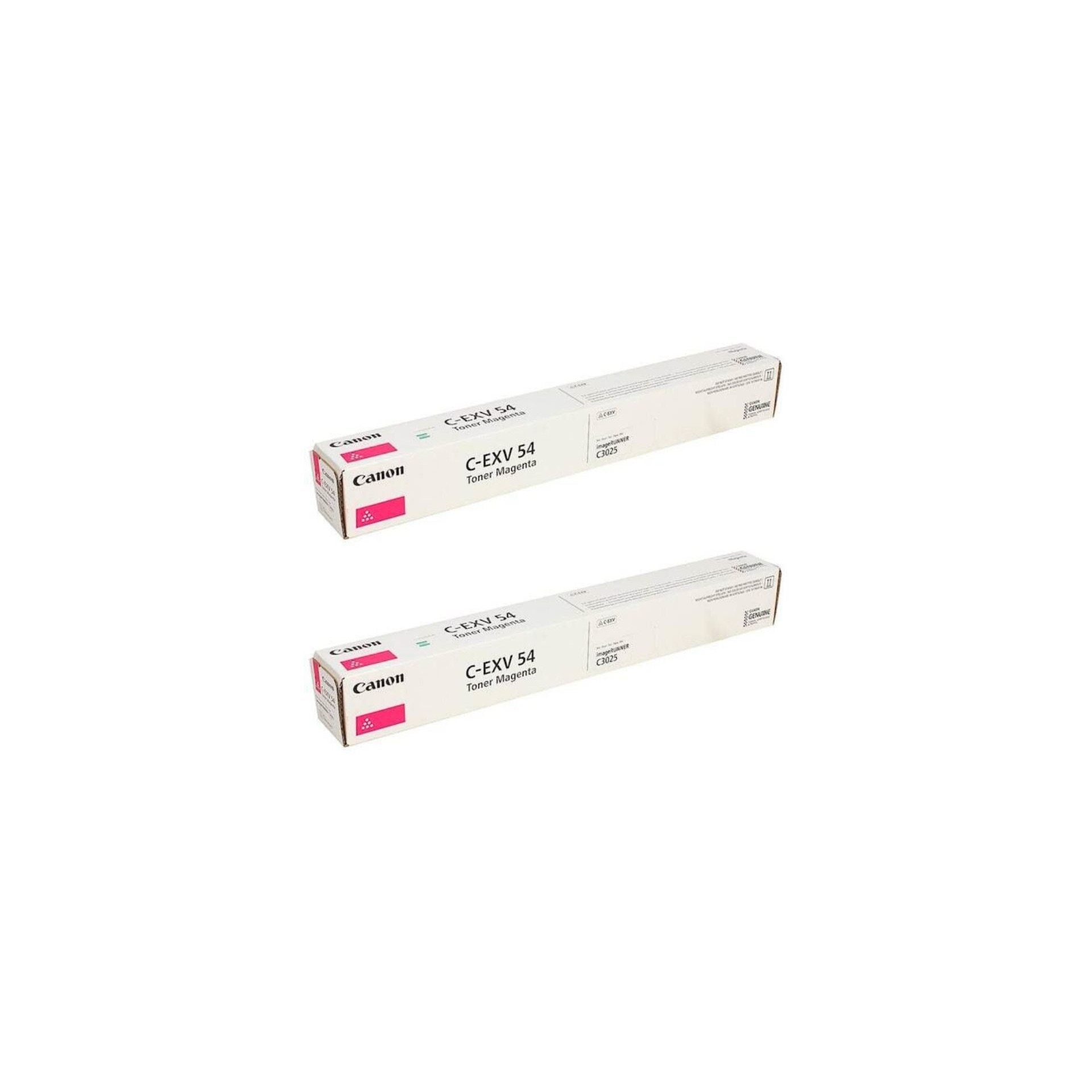Pachet cartuse toner C-EXV54M magenta x2 Canon original 17000 pagini