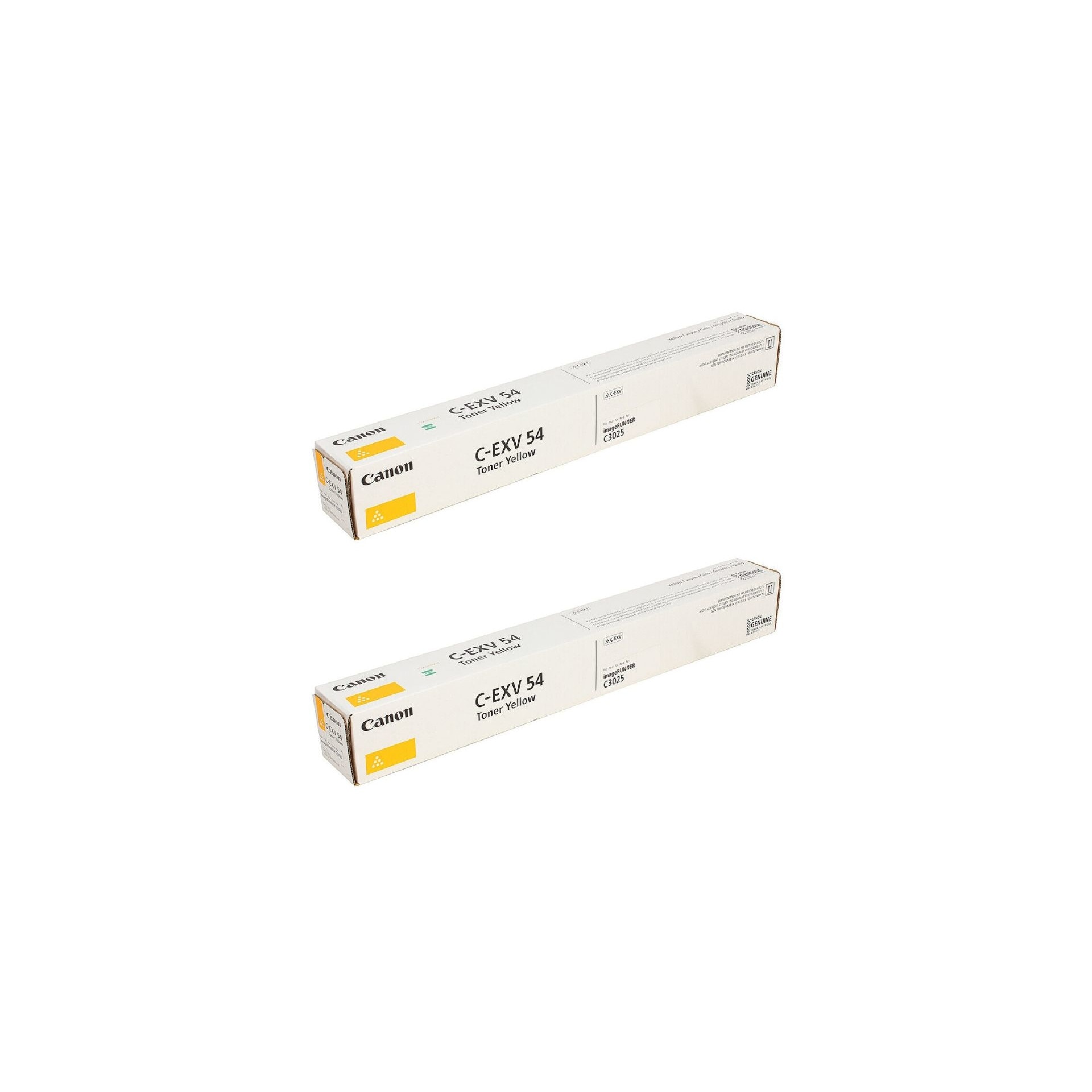 Pachet cartuse toner C-EXV54Y galben x2 Canon original 17000 pagini