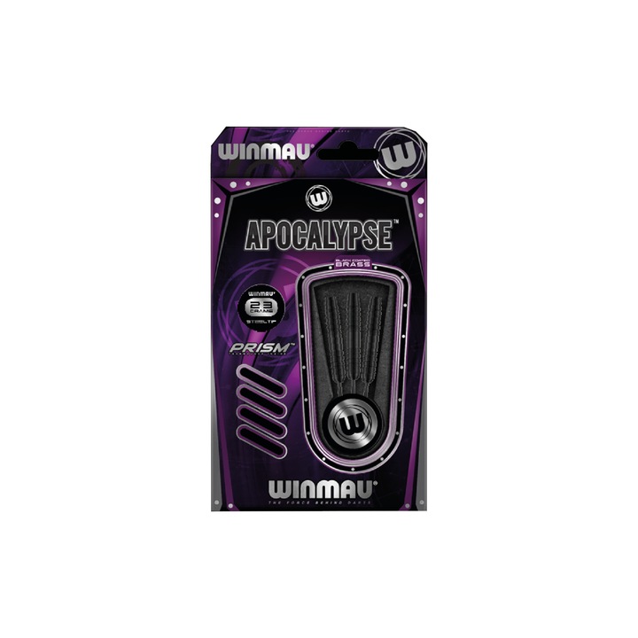 Комплект 3 стрели Winmau Apocalypse с връх Steeltip Brass 23гр
