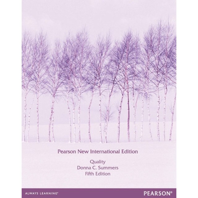 Quality: Pearson New International Edition de Donna C. S. Summers