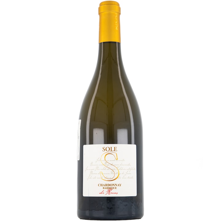 Vin Alb Recas, Sole Chardonnay, Sec, 0.75l