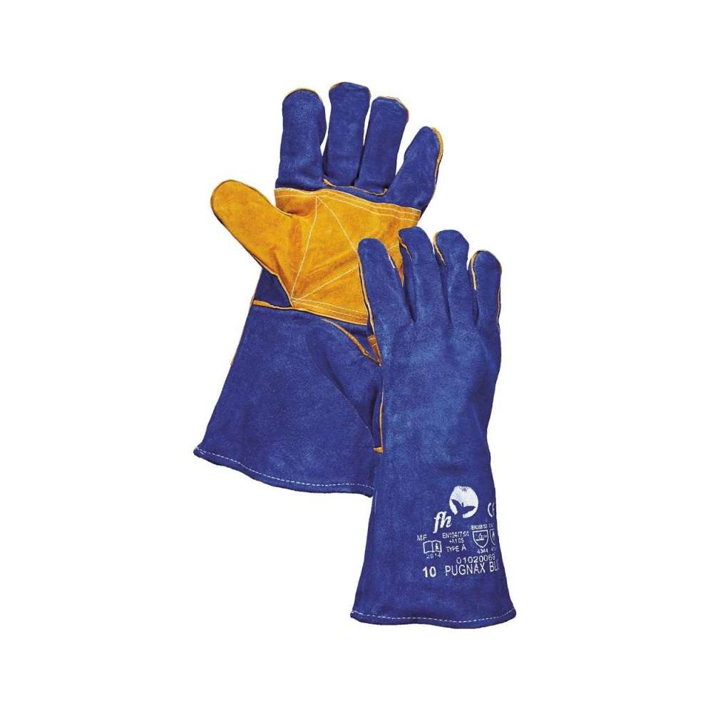 Manusi din piele PUGNAX BLUE L