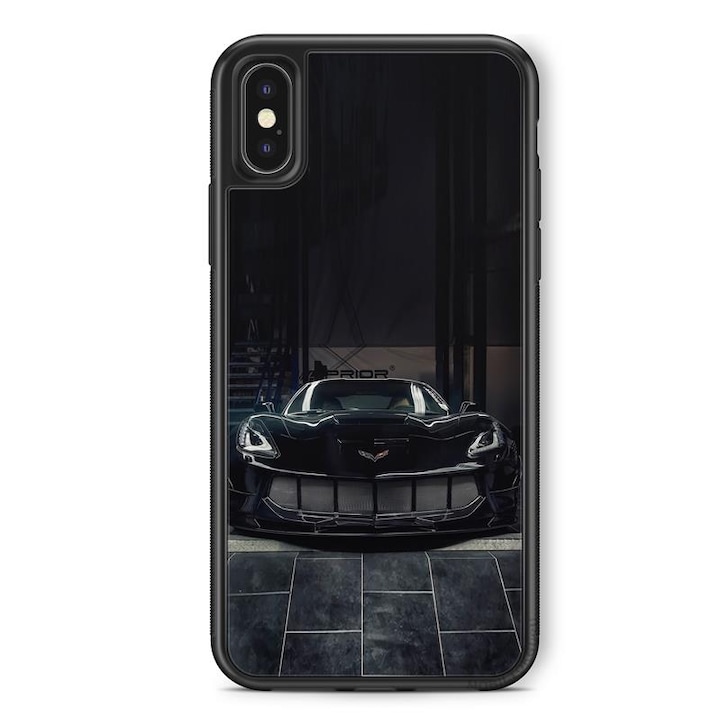 Chevrolet Corvette mintás Samsung Galaxy A7 2018 szilikon TPU ütésálló tok hátlap védőtok telefontok 11