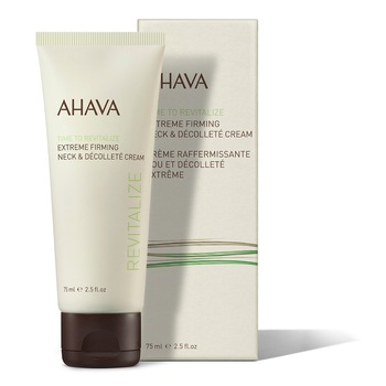 Crema pentru gat si decolteu Ahava Time to revitalize, 75 ml Crema pentru gat si decolteu Ahava Time to revitalize, 75 ml