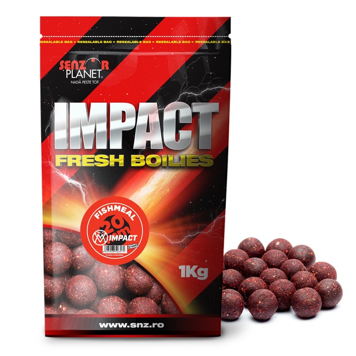 Boilies, Senzor Planet, IMPACT VM, 20 mm, 1 kg