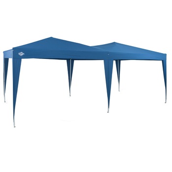 Pavilion de gradina, 3x6 m, Albastru, Deschidere/Inchidere automata, acoperis impermeabil si cu protectie UV, Ego Pavilion de gradina, 3x6 m, Albastru, Deschidere/Inchidere automata, acoperis impermeabil si cu protectie UV, Ego