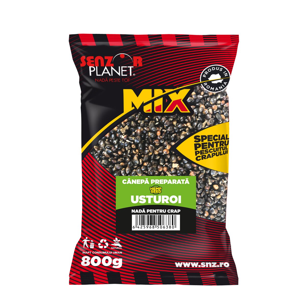 Nada Canepa Preparata, Aroma Usturoi, Ambalat la Punga de 800 g, by Pescuit24