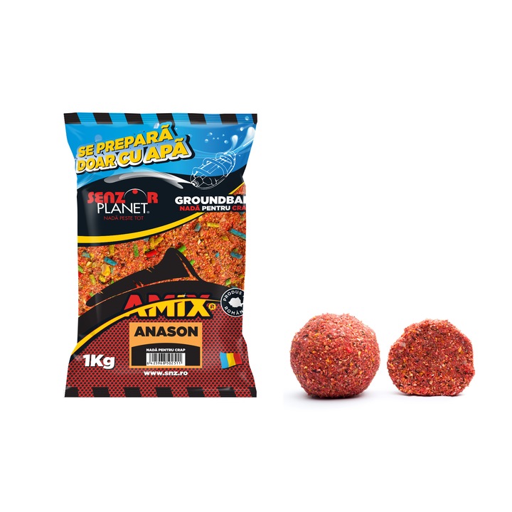 Захранка AMIX Carp Bait, Planet Sensor, Анасон, 1 кг