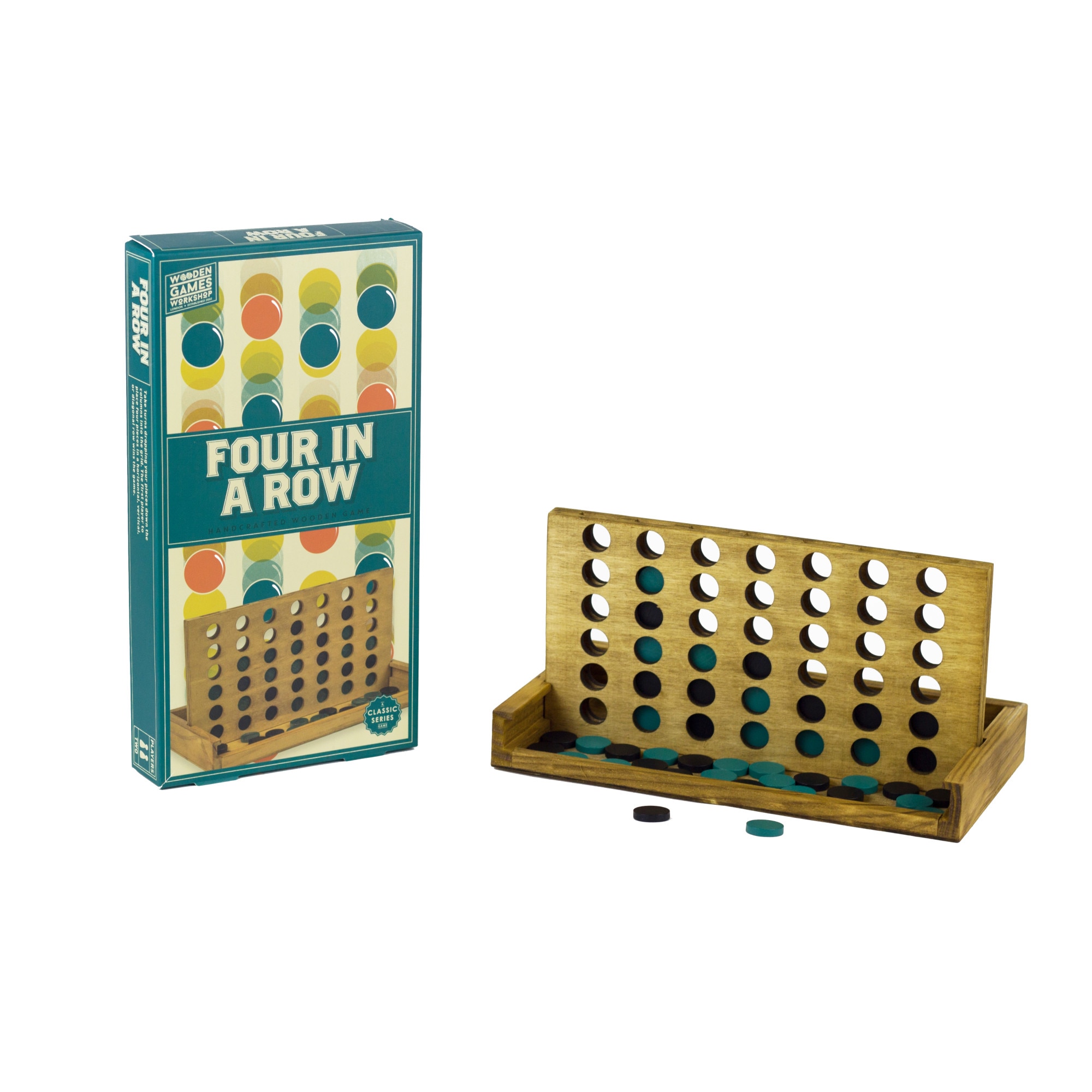 Joc Four in a Row, Wooden Games eMAG.ro