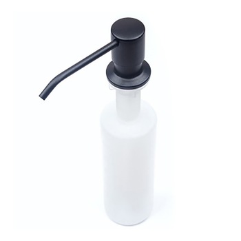 Dozator Incorporabil Negru, Pentru Chiuveta, Sapun, Detergent, 300ml Dozator Incorporabil Negru, Pentru Chiuveta, Sapun, Detergent, 300ml