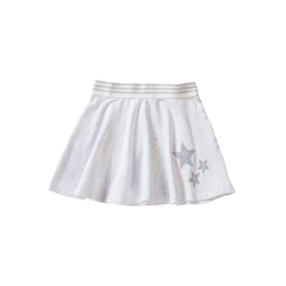 Fusta Salt and Pepper fete, gri, marimea 116-122 cm